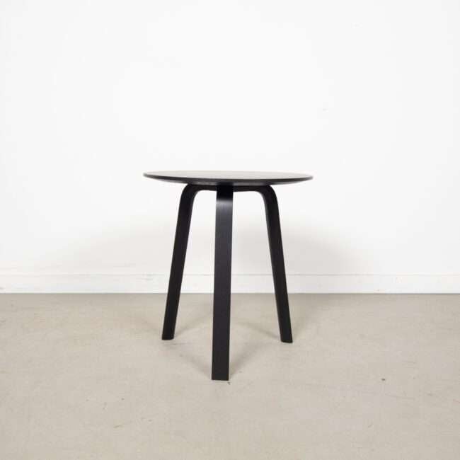 5x Hay Bella Tafel Zwart Hout Ø45 cm, Minder dan 55 cm, Ophalen of Verzenden, Zo goed als nieuw, Niet ingevuld