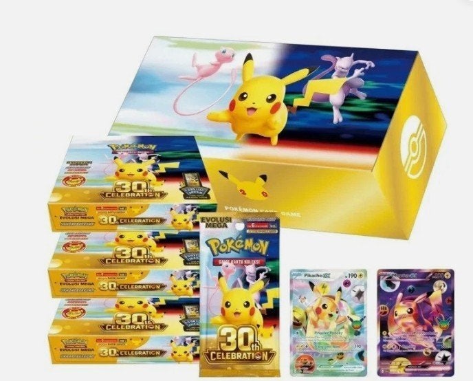 Pokemon 30th Celebration Indonesian Futuristic Box, Ophalen of Verzenden, Nieuw, Boosterbox
