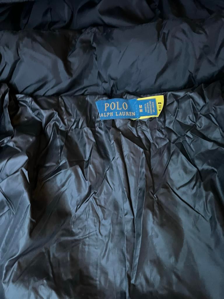 Ralph Lauren puffer jas zwart maat M, Ophalen of Verzenden, Zo goed als nieuw, Maat 48/50 (M), Zwart