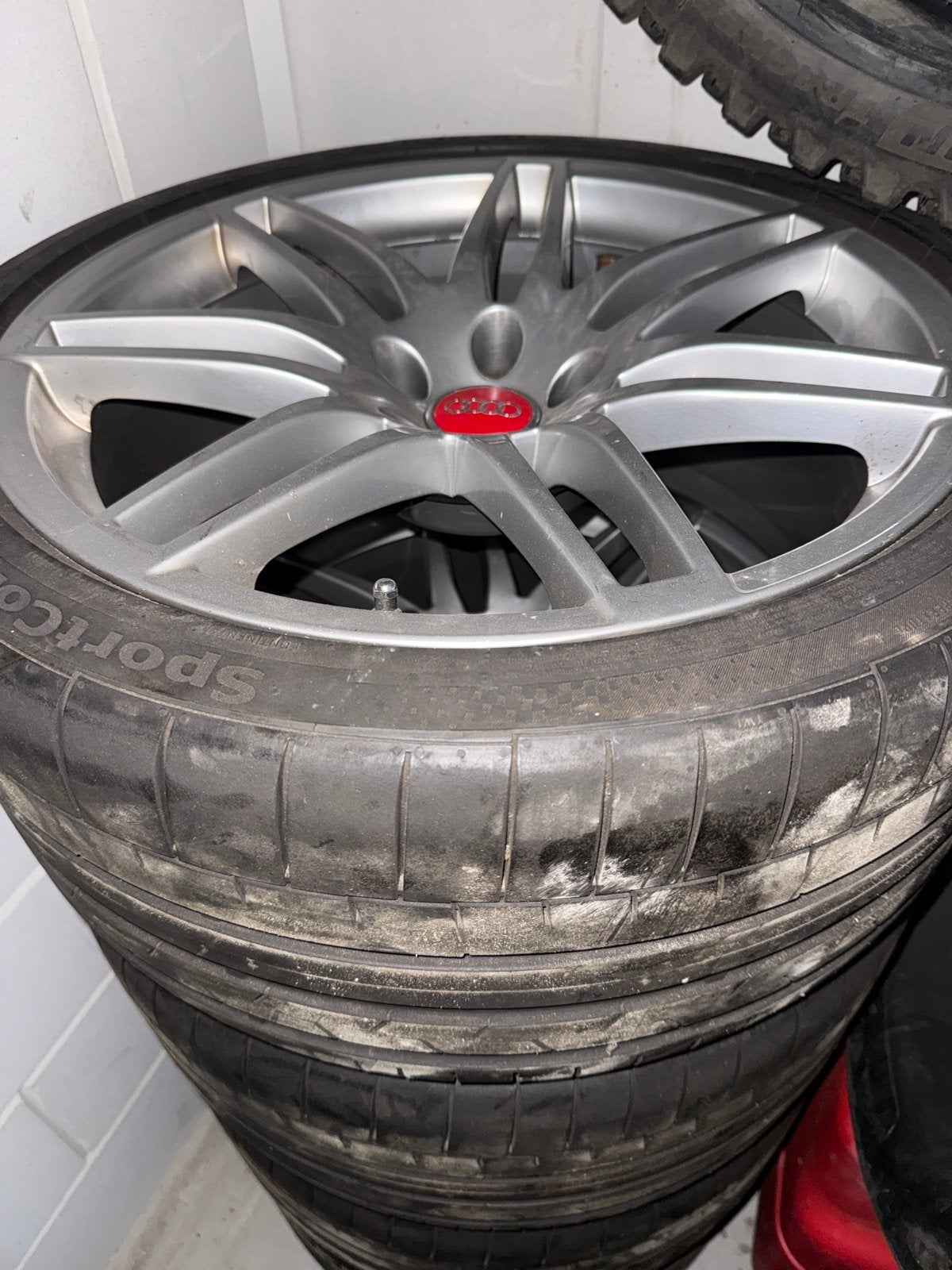Originele Audi RS4 velgen 275/30zr19 XL, Auto-onderdelen, Banden en Velgen, 19 inch, Gebruikt, 275 mm, Banden en Velgen