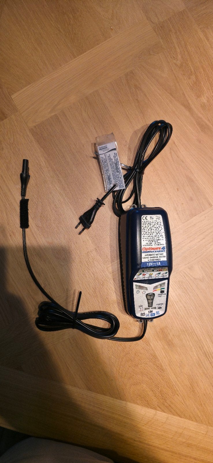 OptiMate 4 TM350 Acculader / Druppellader – Incl. Klemmen &, Ophalen of Verzenden, Gebruikt, BMW