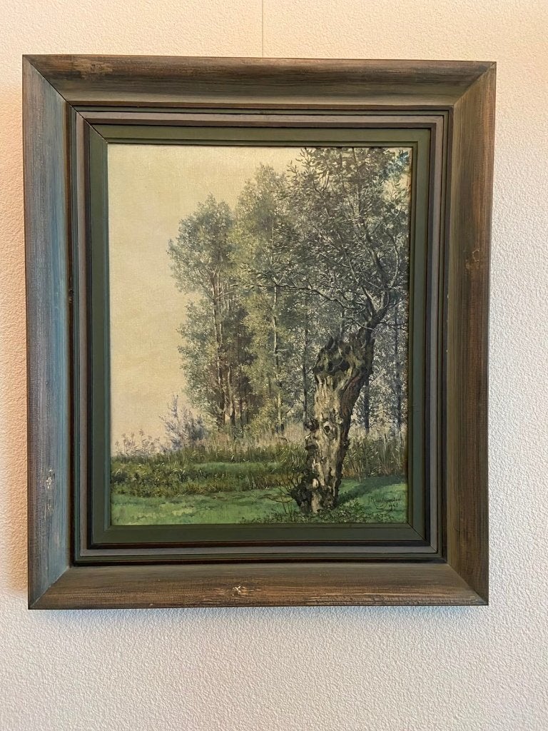 schilderij, Ophalen, Doek, Origineel werk, Landschap