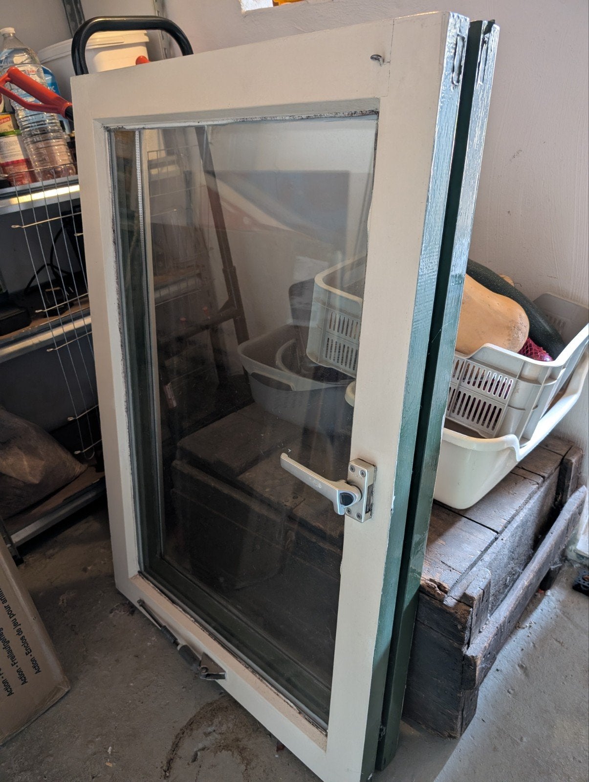 2 Ramen met dubbel glas, 104x70x4 cm, Ophalen, Gevelraam of Ruit, Gebruikt, Minder dan 80 cm