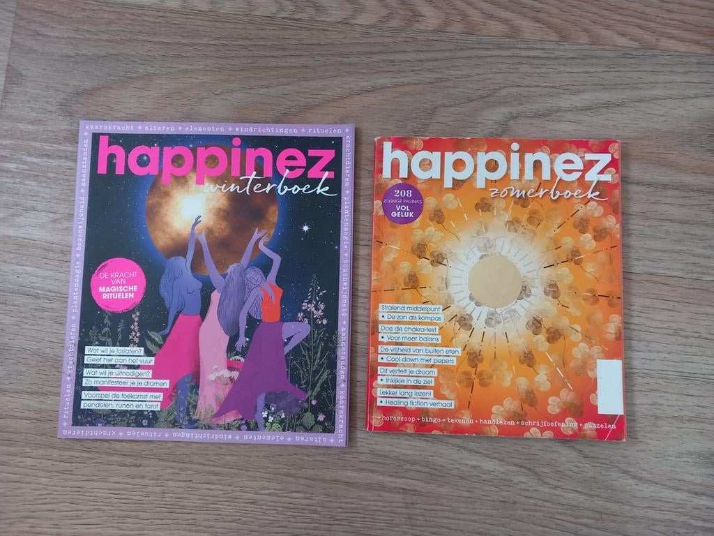 Happinez Zomer- en Winterboek 2024, Ophalen of Verzenden, Zo goed als nieuw, Overige typen
