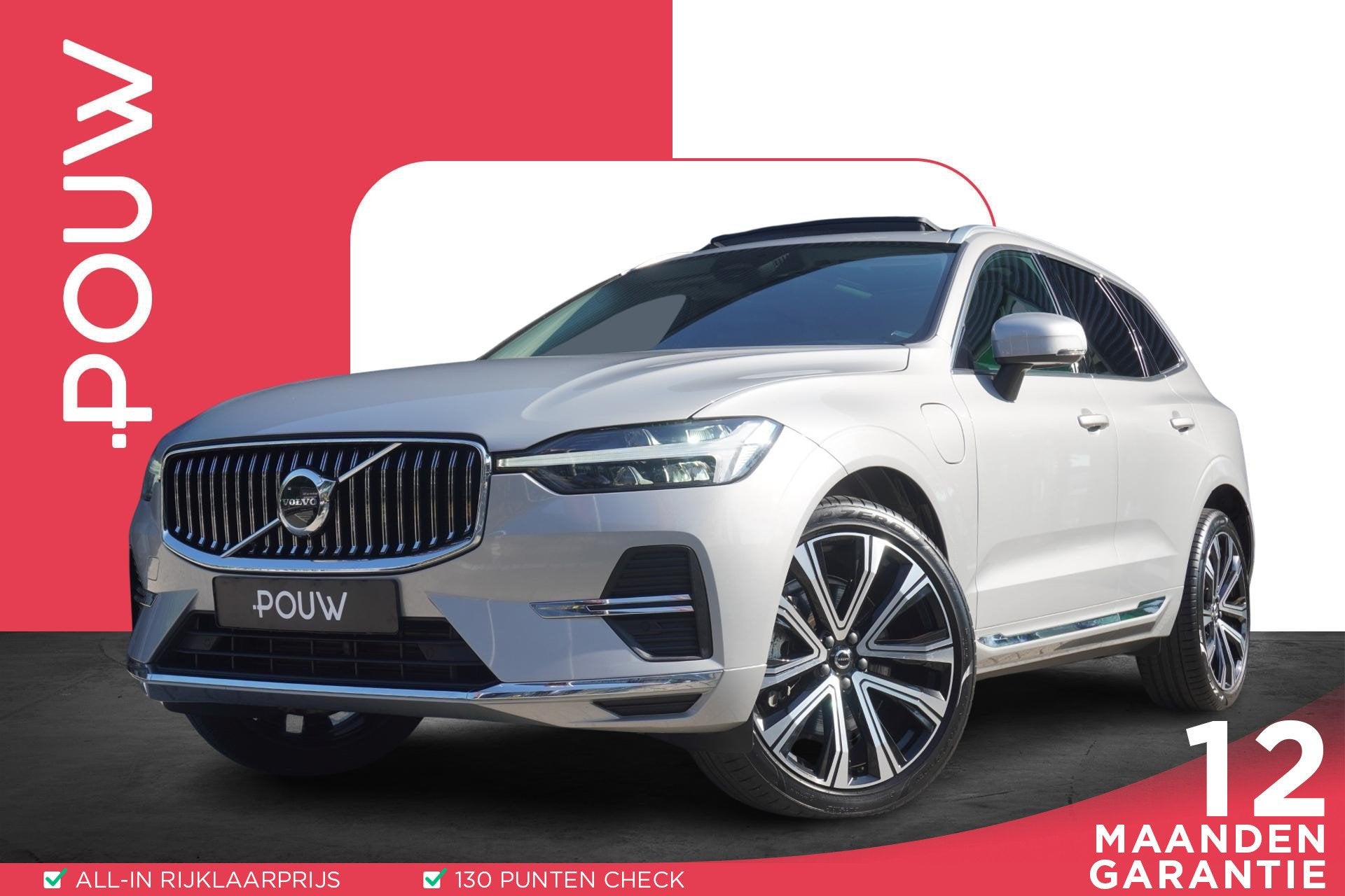 Volvo XC60 2.0 T6 Plug-in hybrid AWD Essential Edition Brigh, Auto's, Automaat, 12 maanden, Stof, Gebruikt