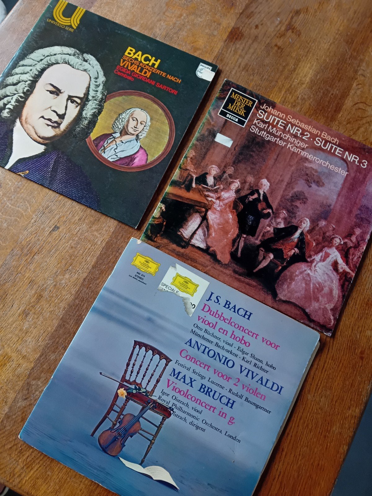 Klassieke LP's: Bach, Vivaldi, Bruch - Diverse uitvoeringen