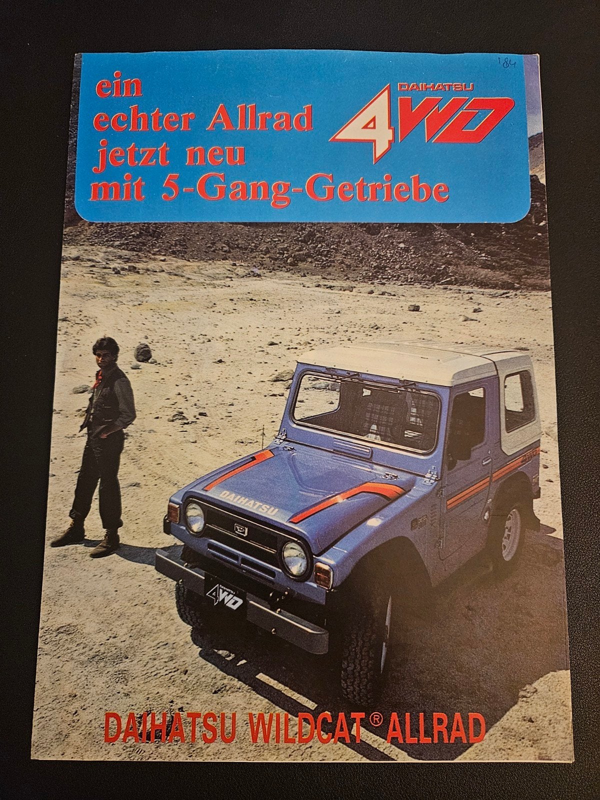 Brochure Daihatsu Wildcat, Ophalen of Verzenden, Zo goed als nieuw, Overige merken