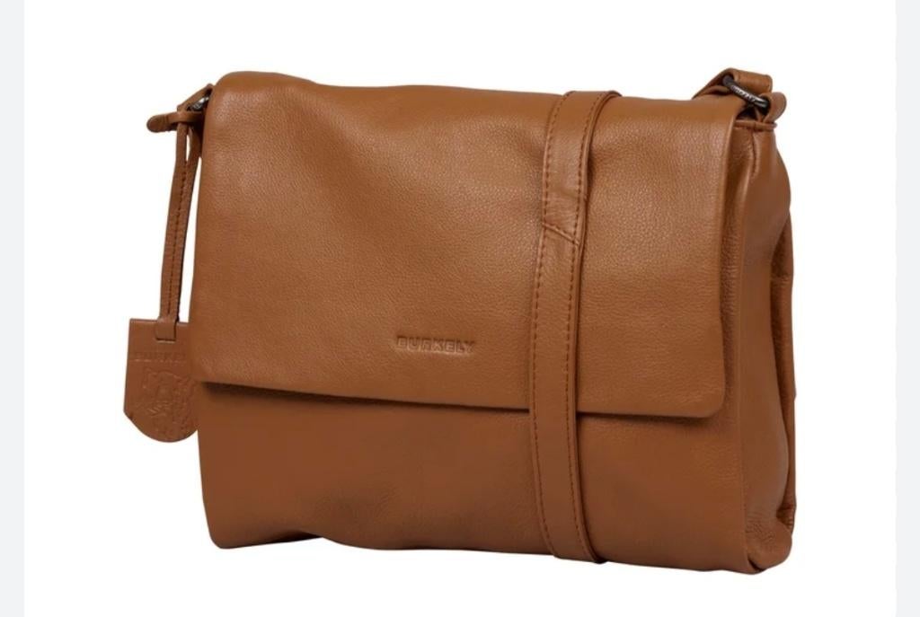 Burkely Lush Lucy schoudertas cognac, Overige merken, Bruin, Nieuw, Ophalen of Verzenden