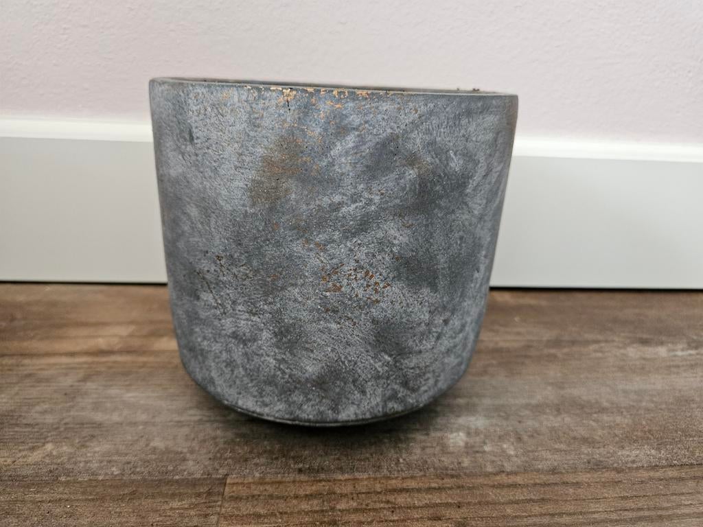 3 - bloempot Saar earth D16H15, Ophalen, Rond, Binnen, Zo goed als nieuw