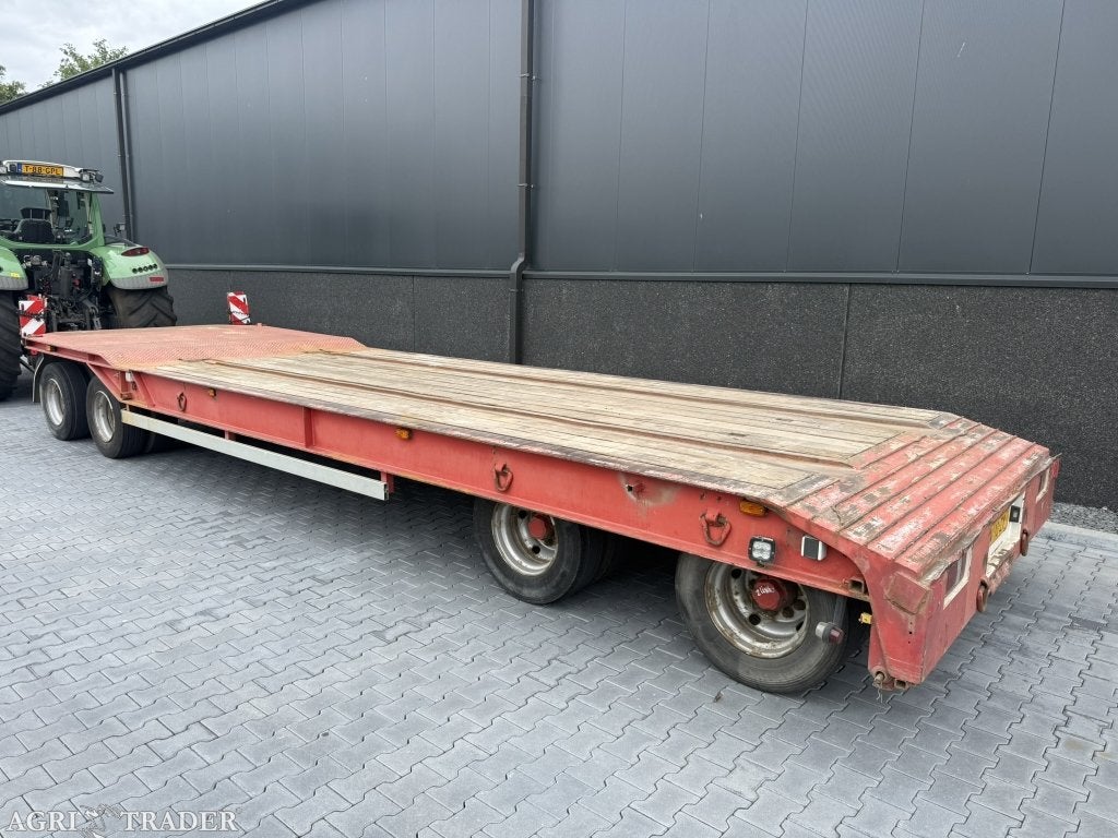 4-asser Dieplader aanhanger met containerrails, Burg, -, -