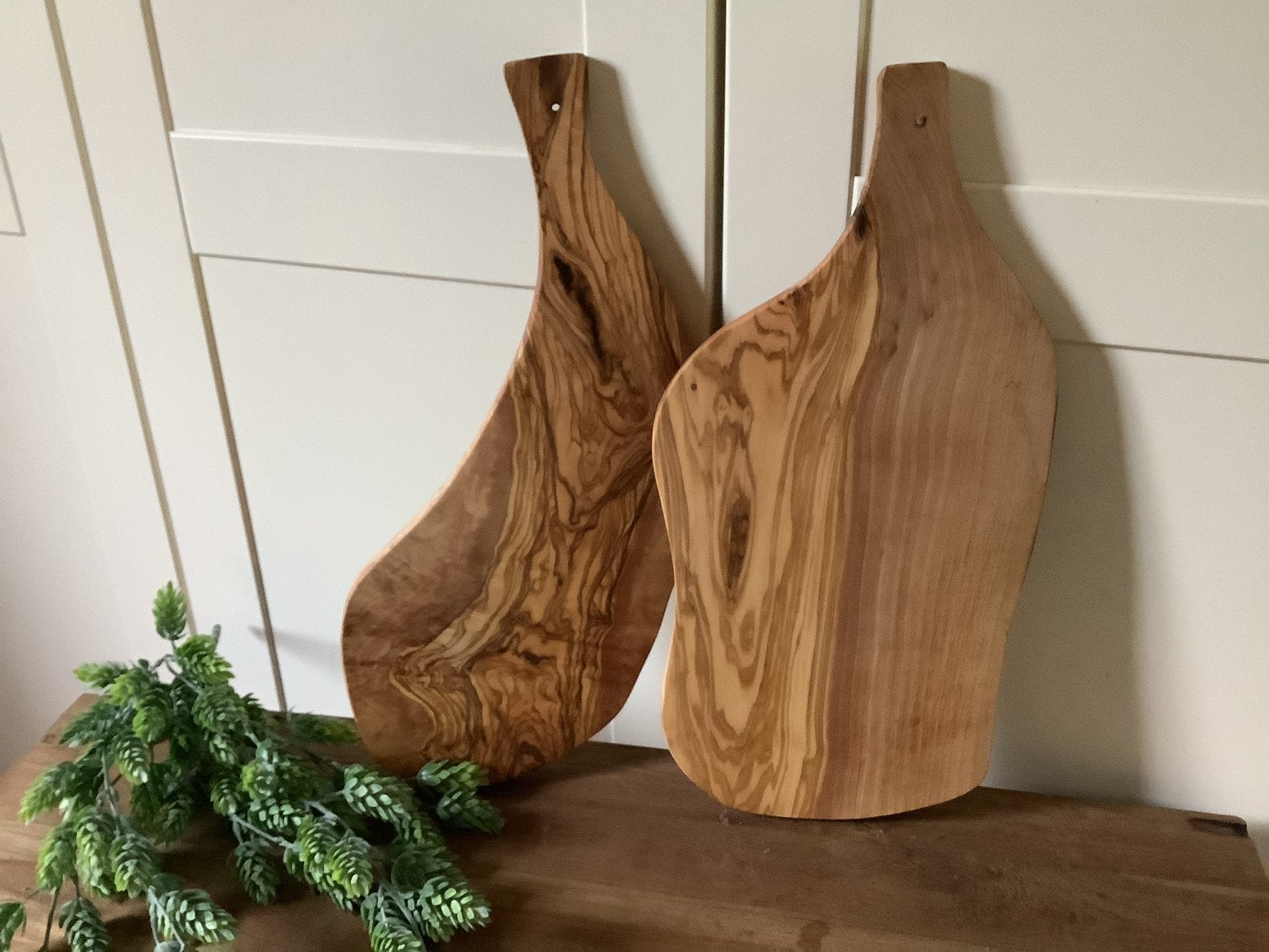 NIEUW olijfhouten hout serveer plank hapjesplank, Ophalen of Verzenden, Nieuw, Hout