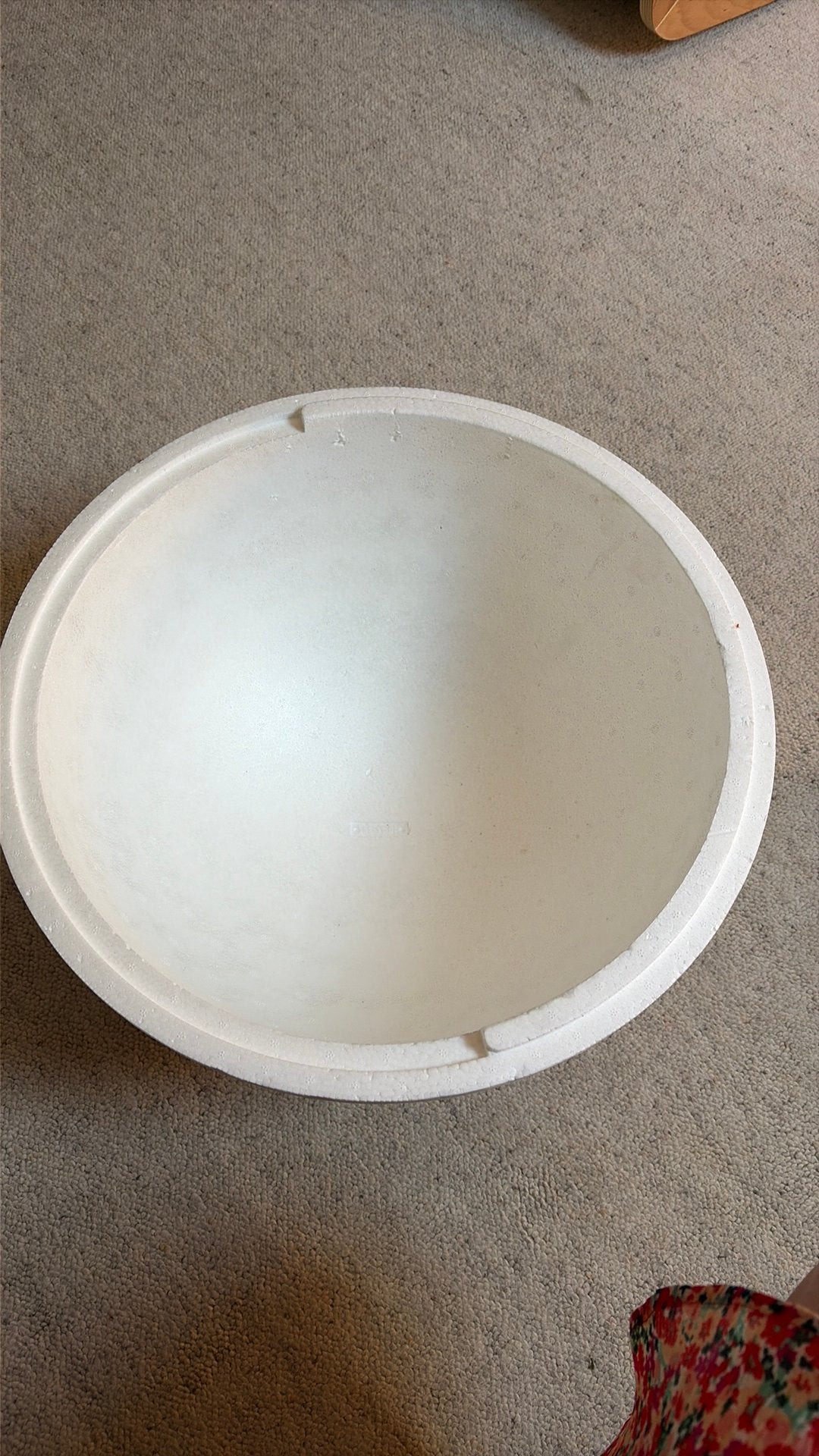 Piepschuim bol doorsnee 40cm, Ophalen, Zo goed als nieuw