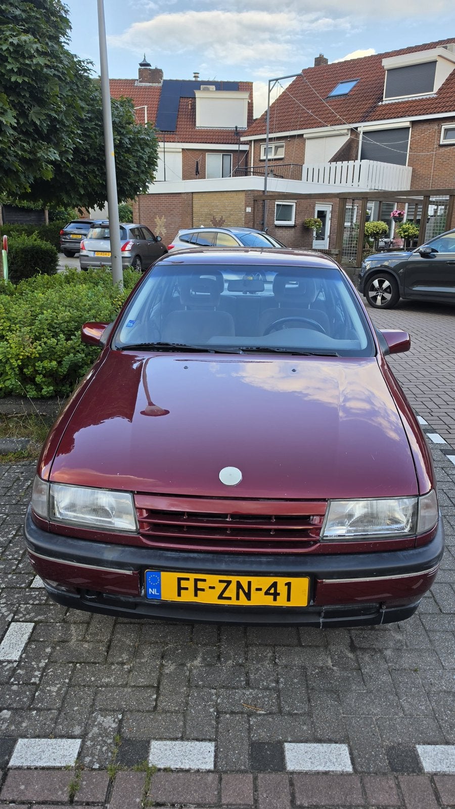 Opel Vectra 2.0 I HB U9 1992 Rood, Voorwielaandrijving, Stof, 4 cilinders, Vectra