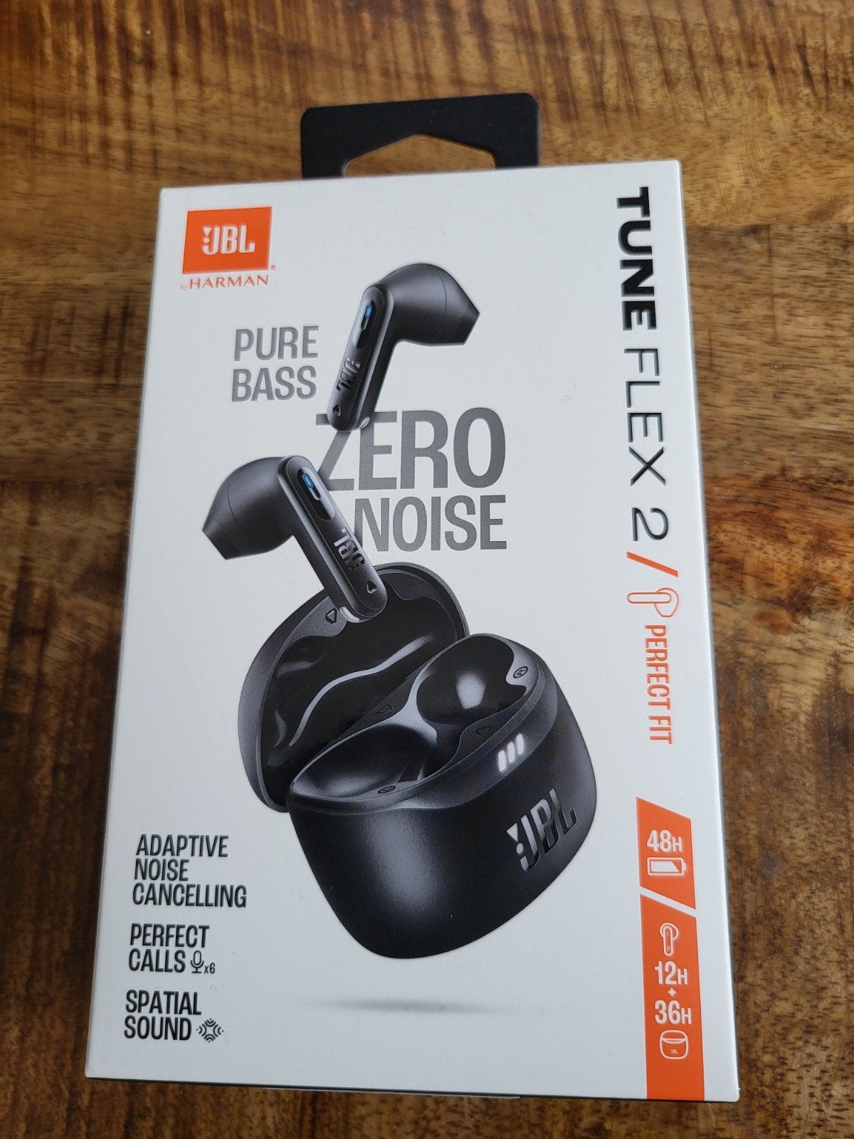 JBL Tune Flex 2 TWS In-ear Koptelefoon met ANC Zwart, Ophalen of Verzenden