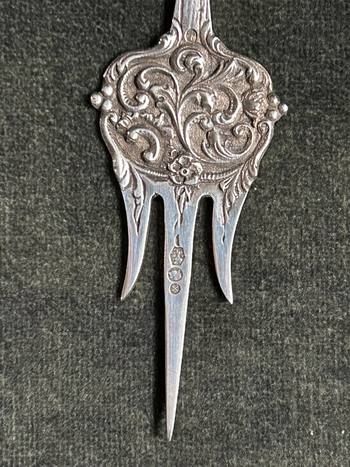 Antieke cakeprikker zilver, Ophalen of Verzenden