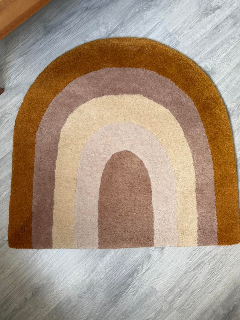 Oyoy Mini rainbow vloerkleed, Ophalen of Verzenden, Zo goed als nieuw, Kleed of Kussen