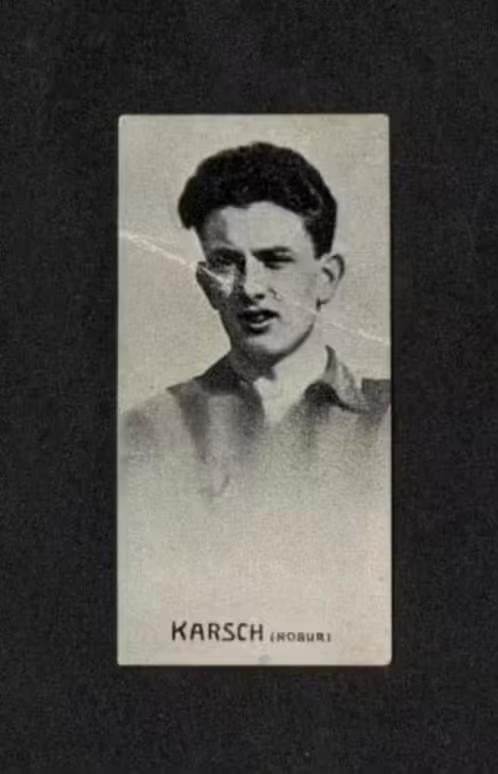 Voetbalplaatje Karsch Robur et Velocitas Jaren 20/30., Ophalen of Verzenden, Zo goed als nieuw