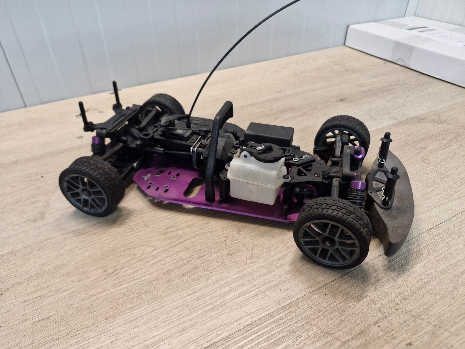 hpi rs4 chassis 1/10, Ophalen of Verzenden, Gebruikt, Nitro, Auto onroad