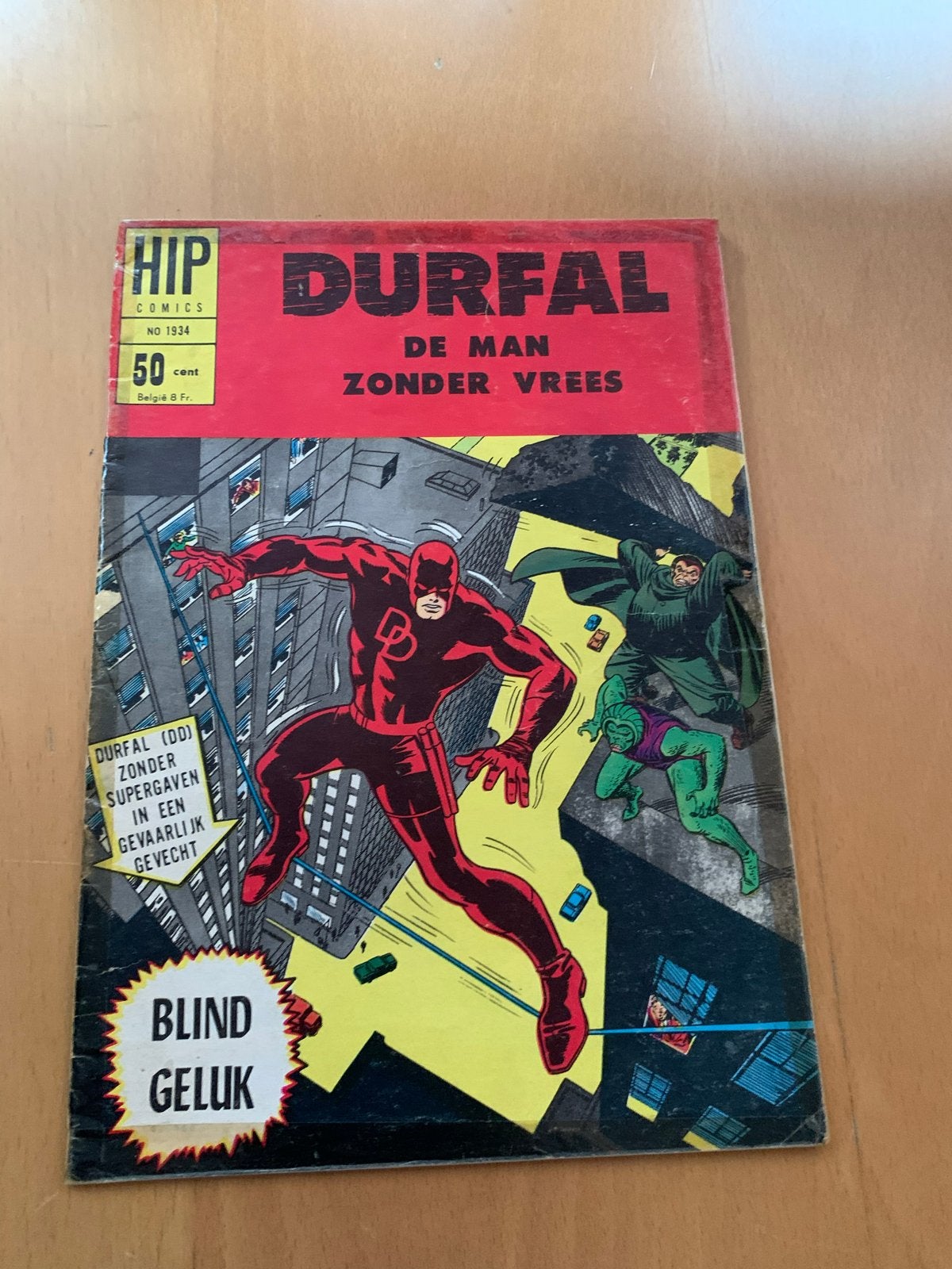 Durfal: De Man Zonder Vrees - Hip Comics No 1934, Eén stripboek, Ophalen of Verzenden, Gelezen
