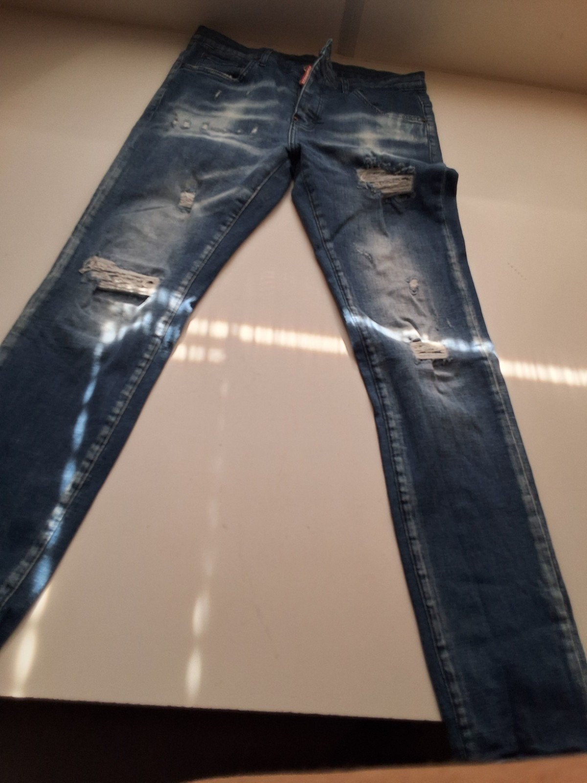 Dsquared2 SKATER Skinny Fit Jeans - Navy Blauw Maat 44, Dsquared2, Blauw, W32 (confectie 46) of kleiner, Ophalen of Verzenden