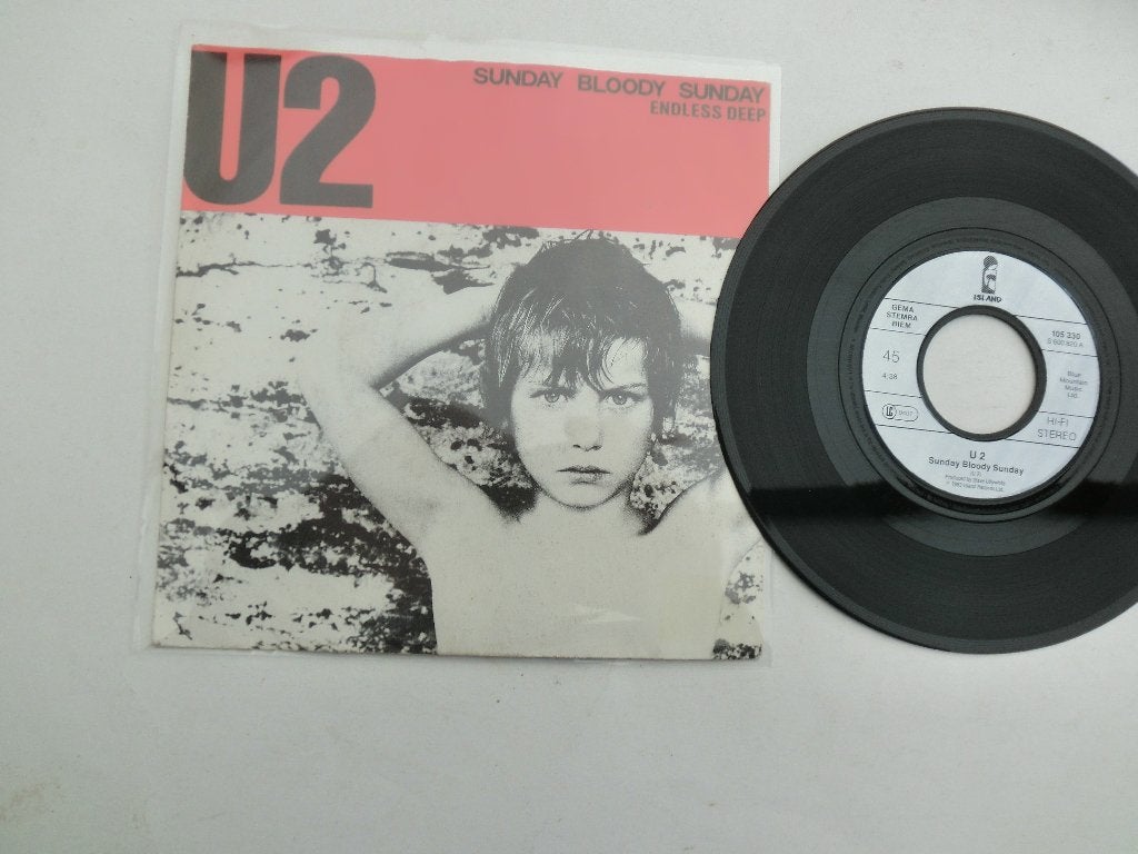 U2 Sunday bloody sunday, Ophalen of Verzenden, Zo goed als nieuw, 7 inch, Pop