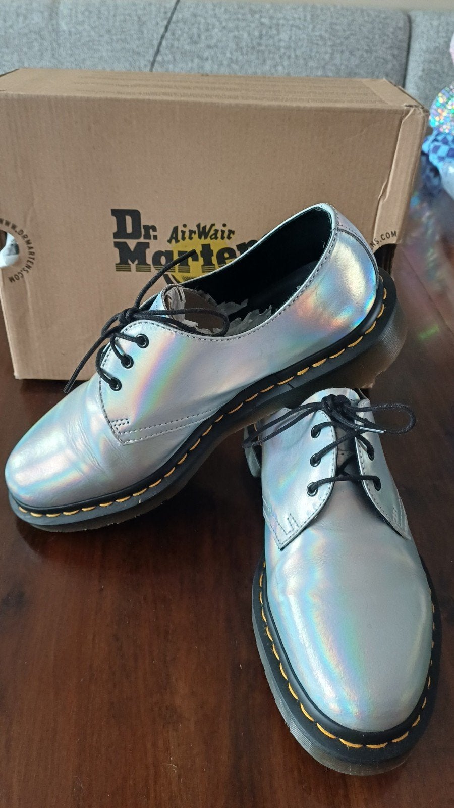 Dr. Martens 1461 IM Silver Lazer Reflective Metallic, Dr. Martens, Ophalen of Verzenden, Nieuw