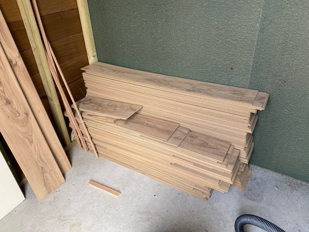 Gratis laminaat, Ophalen, Gebruikt, 50 tot 150 cm, 5 tot 10 m²