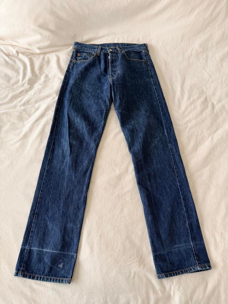Levi's 501 jeans W33 L34, Ophalen of Verzenden, Gedragen, Blauw, W33 - W34 (confectie 48/50)