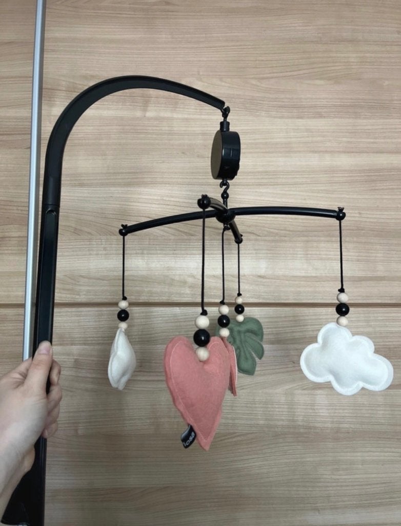 Boxmobiel met vilten hangers merk Carinosa, Overige merken, Zwart, Overige typen, Ophalen of Verzenden