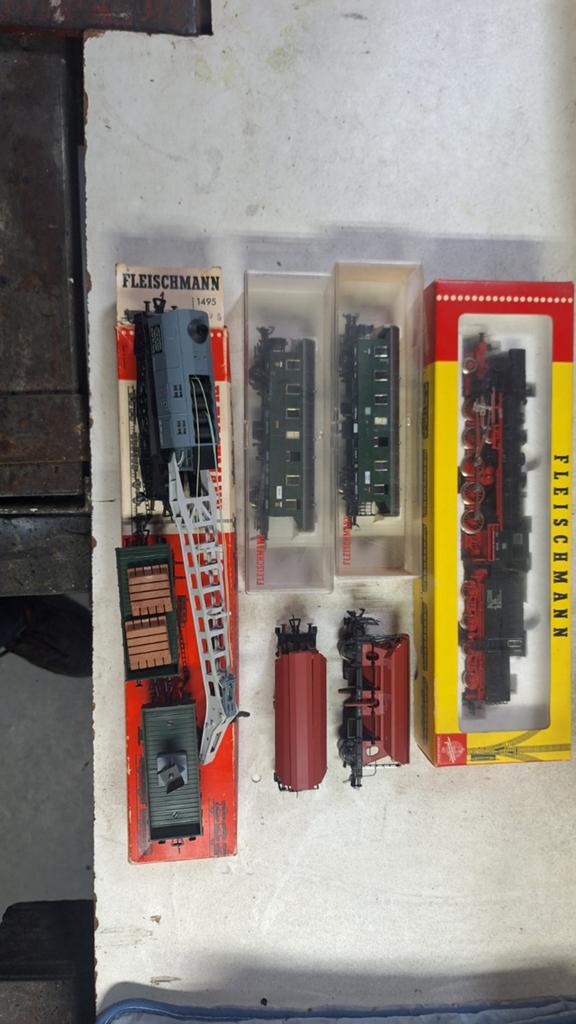 Fleischmann H0 treinbaan, Ophalen of Verzenden, Gebruikt, Gelijkstroom, Fleischmann