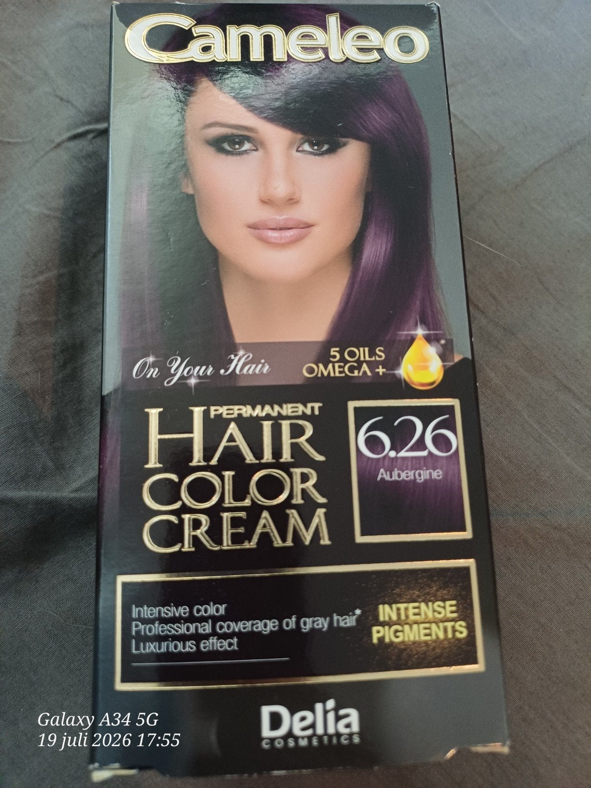 Cameleo Permanente Haarverf Crème 6.26 Aubergine, Ophalen, Nieuw, Overige typen