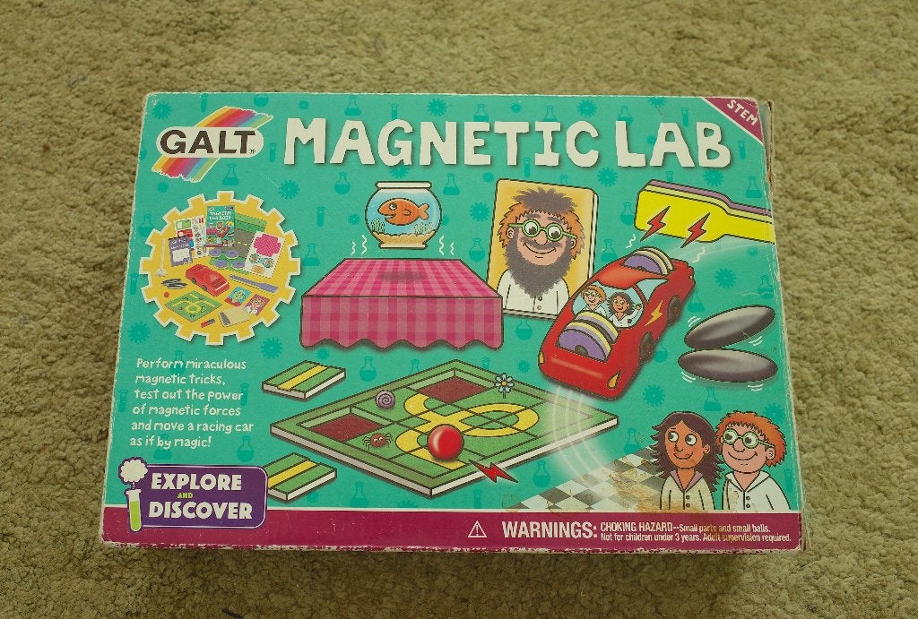 Magnetic Lab - magneet spelletje en proefjes, Kinderen en Baby's, Speelgoed | Educatief en Creatief, Ophalen of Verzenden, Gebruikt