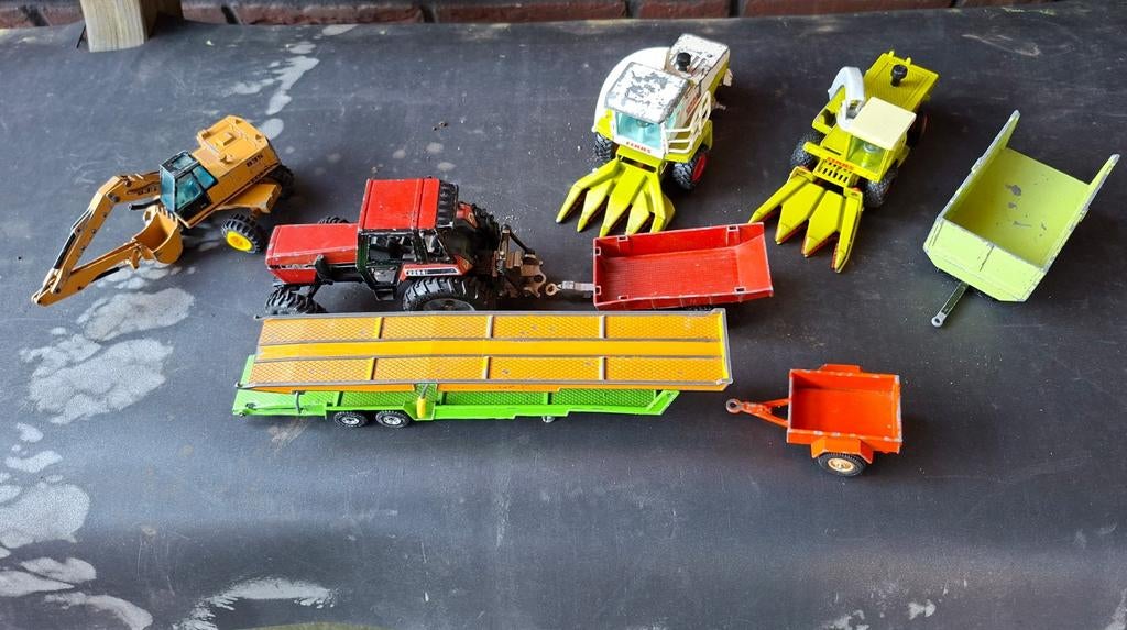 Vintage landbouwvoertuigen divers SIKU? CLAAS?, Ophalen of Verzenden, Gebruikt