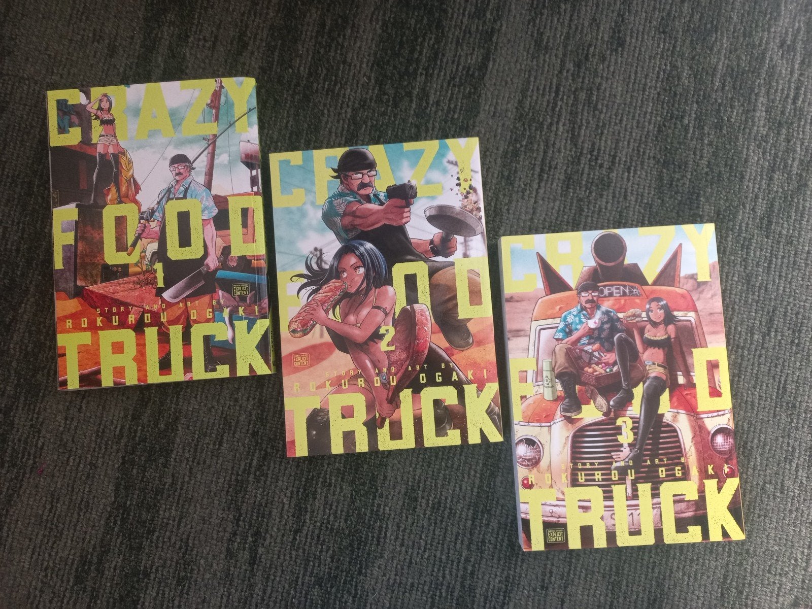 Crazy Food Truck manga 1-3 Engels, Complete serie of reeks, Ophalen of Verzenden, Zo goed als nieuw, Amerika