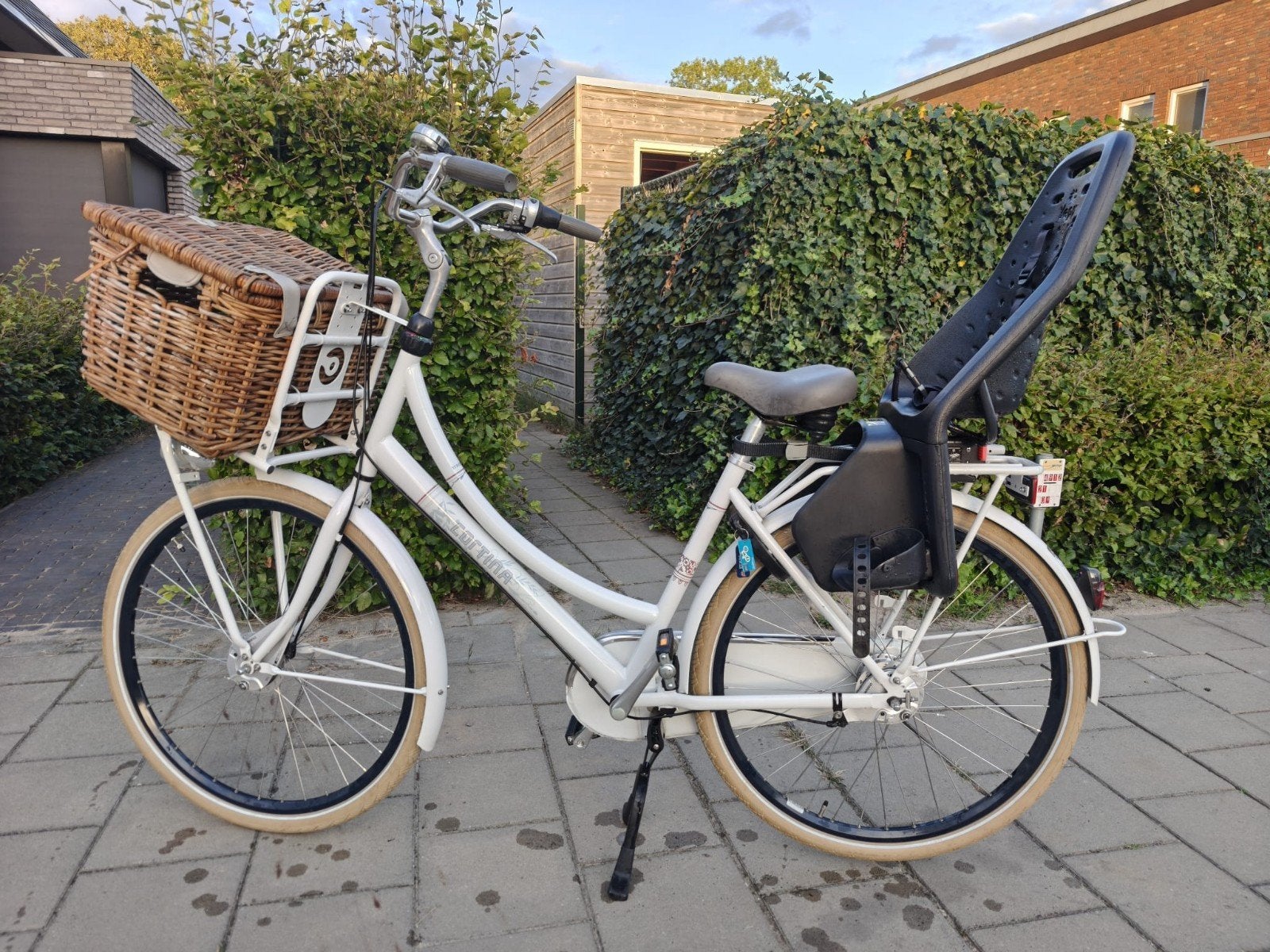 Cortina Roots transport/mamafiets met Yepp kinderzitje, Gebruikt, Versnellingen, 50 tot 53 cm, Ophalen