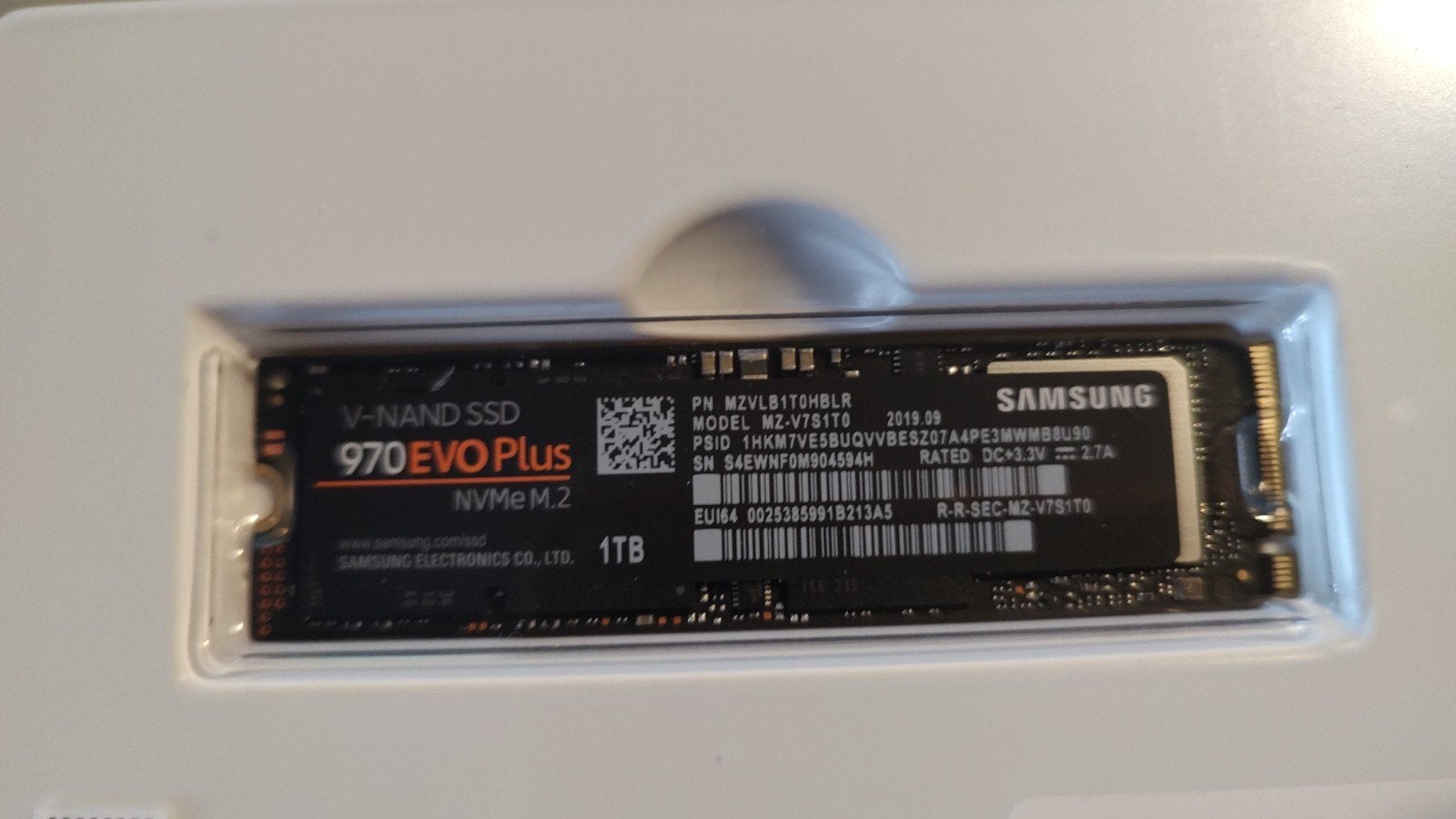 970 EVO plus NVMe M.2, nieuw in verpakking., Computers en Software, Intern, Samsung 970 Evo Plus, SSD, Nieuw