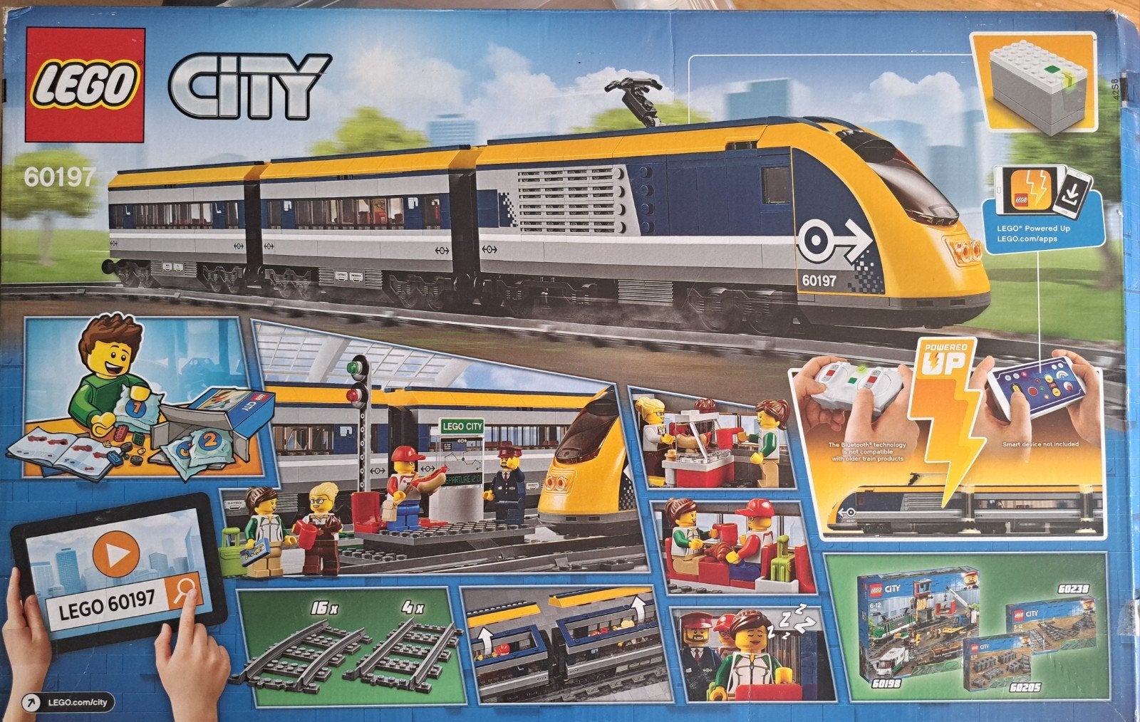 LEGO CITY 60197 Passagierstrein, Ophalen, Inclusief minifiguren, City, Lego