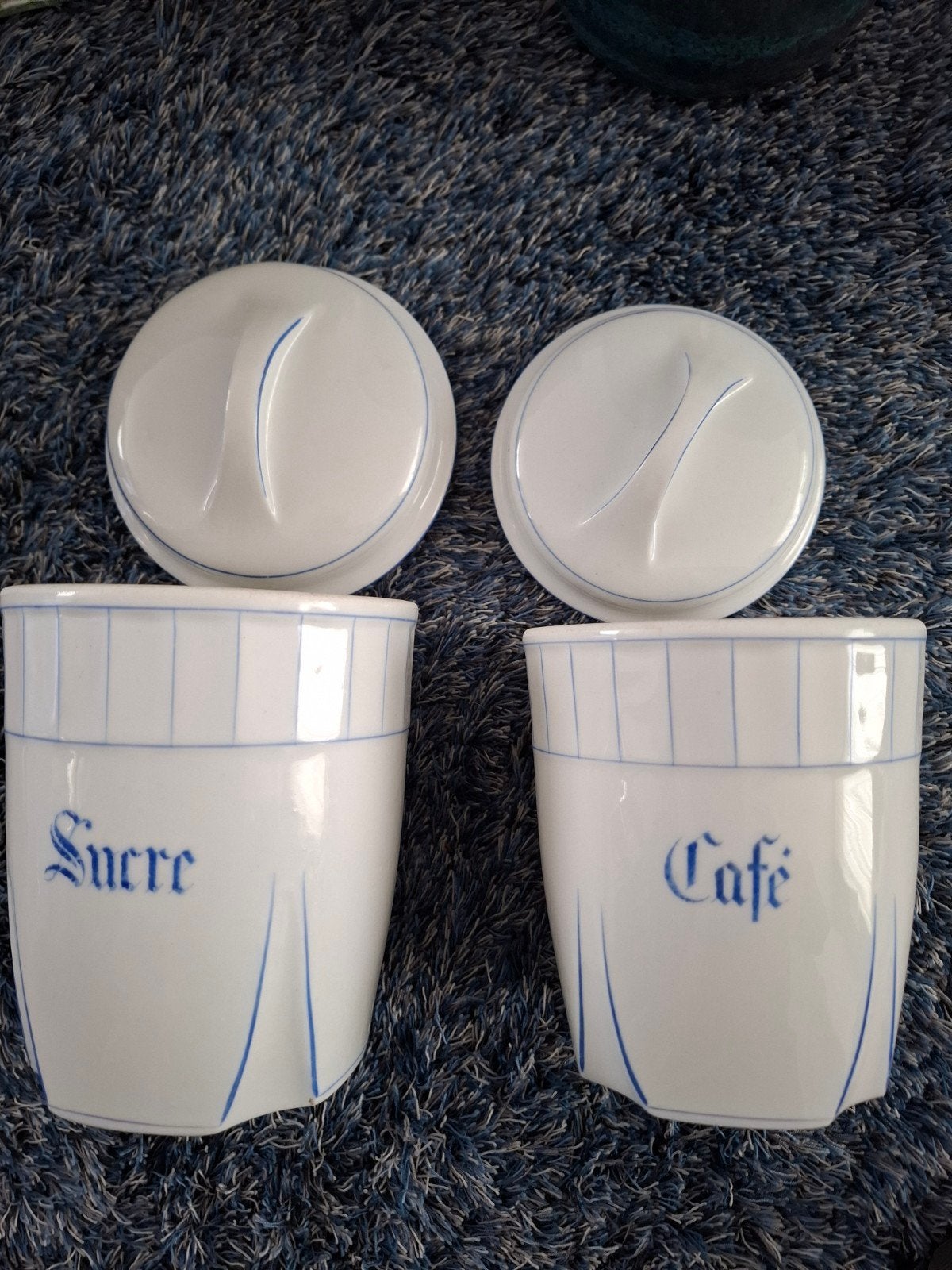 Vintage Sucre & Café Potten - Memup Paris, Ophalen of Verzenden
