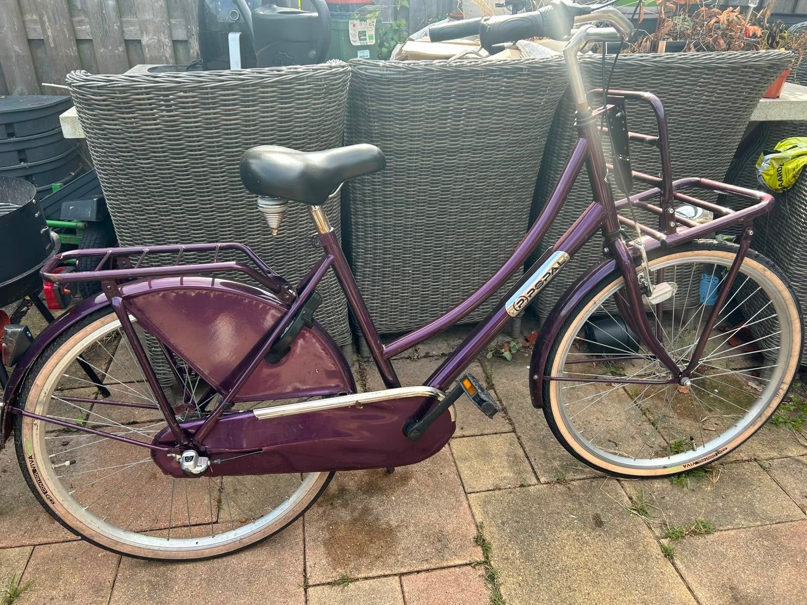 Damesfiets 24 inch met 3 versnellingen - Zeer goede staat, Fietsen en Brommers, Velgrem, Versnellingen, Zo goed als nieuw, Ophalen