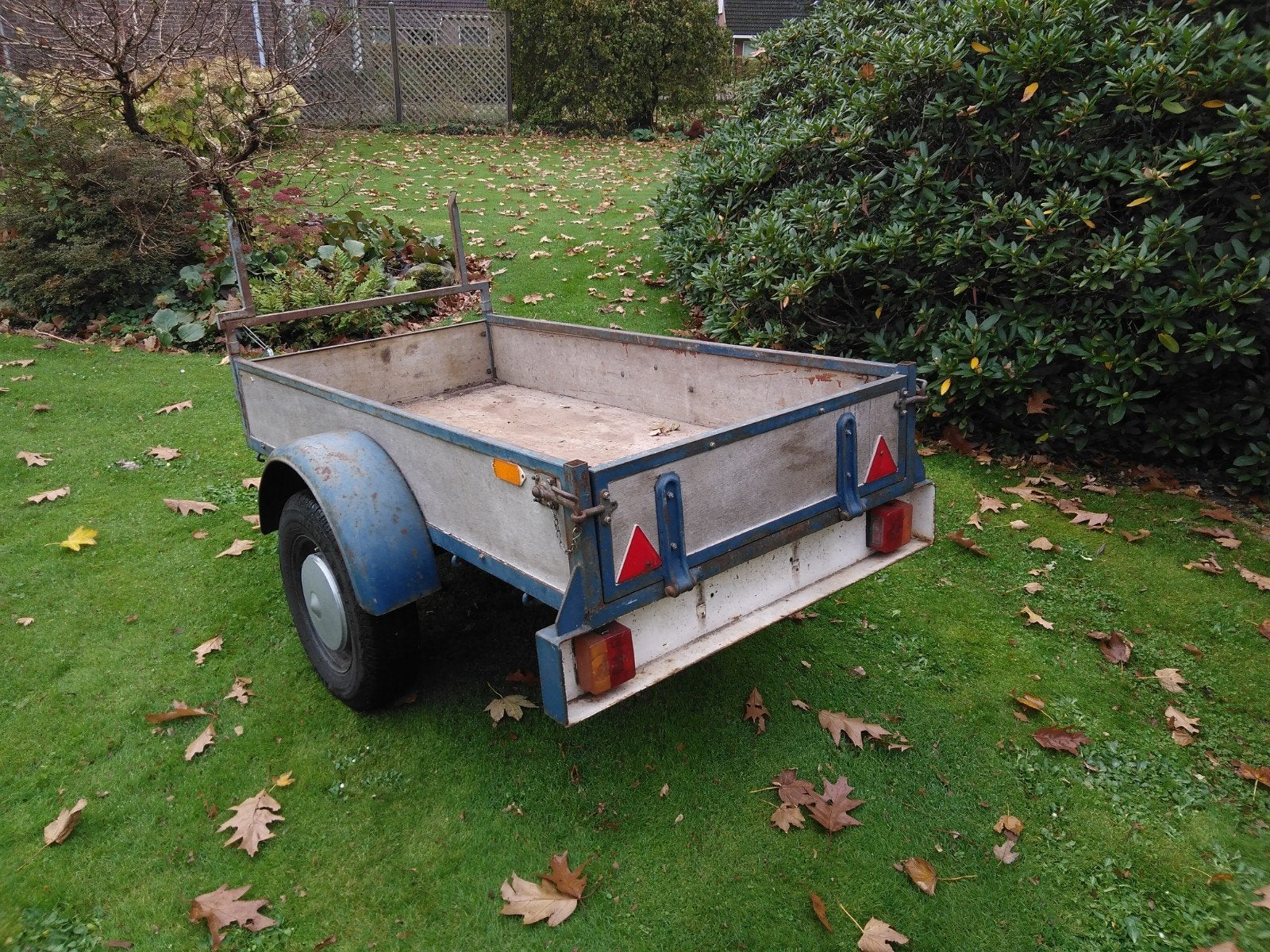 aanhanger 600 kg as 80 x180 cm, Ophalen, Gebruikt