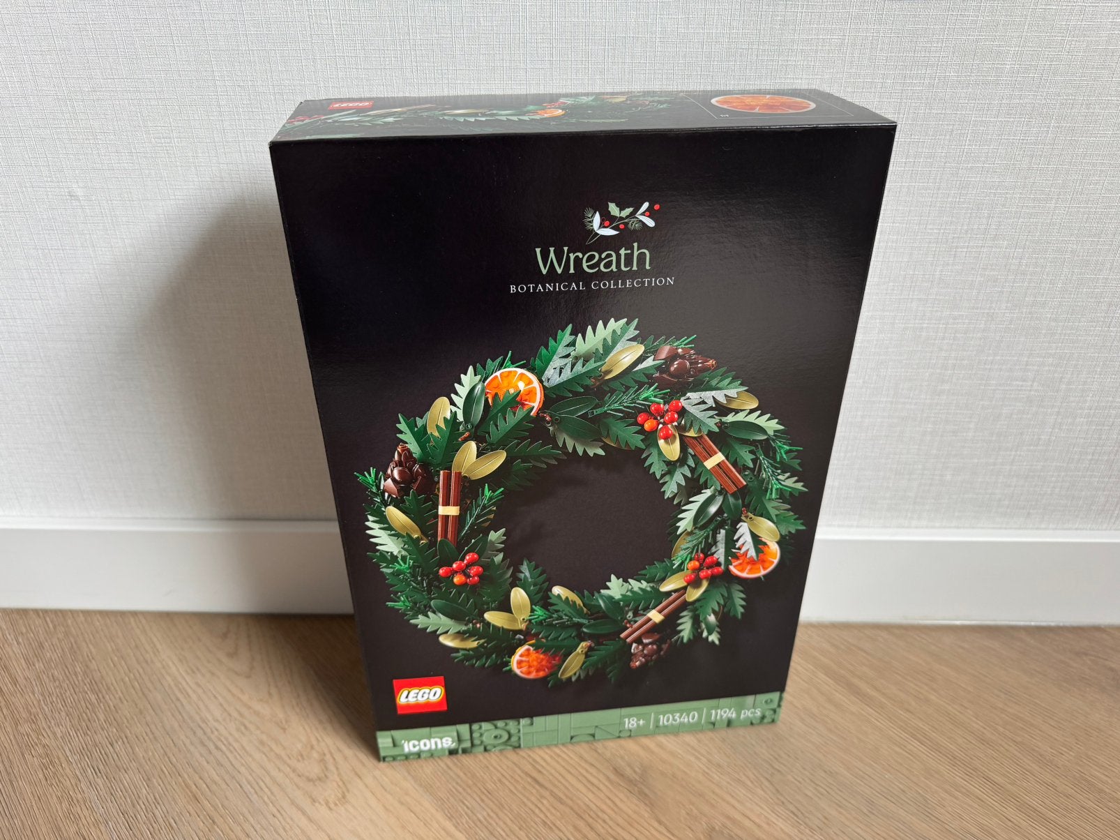 NIEUW/ONGEOPEND Lego Icons 10340 Botanical Collection Wreath, Kinderen en Baby's, Speelgoed | Duplo en Lego, Lego, Nieuw, Ophalen of Verzenden
