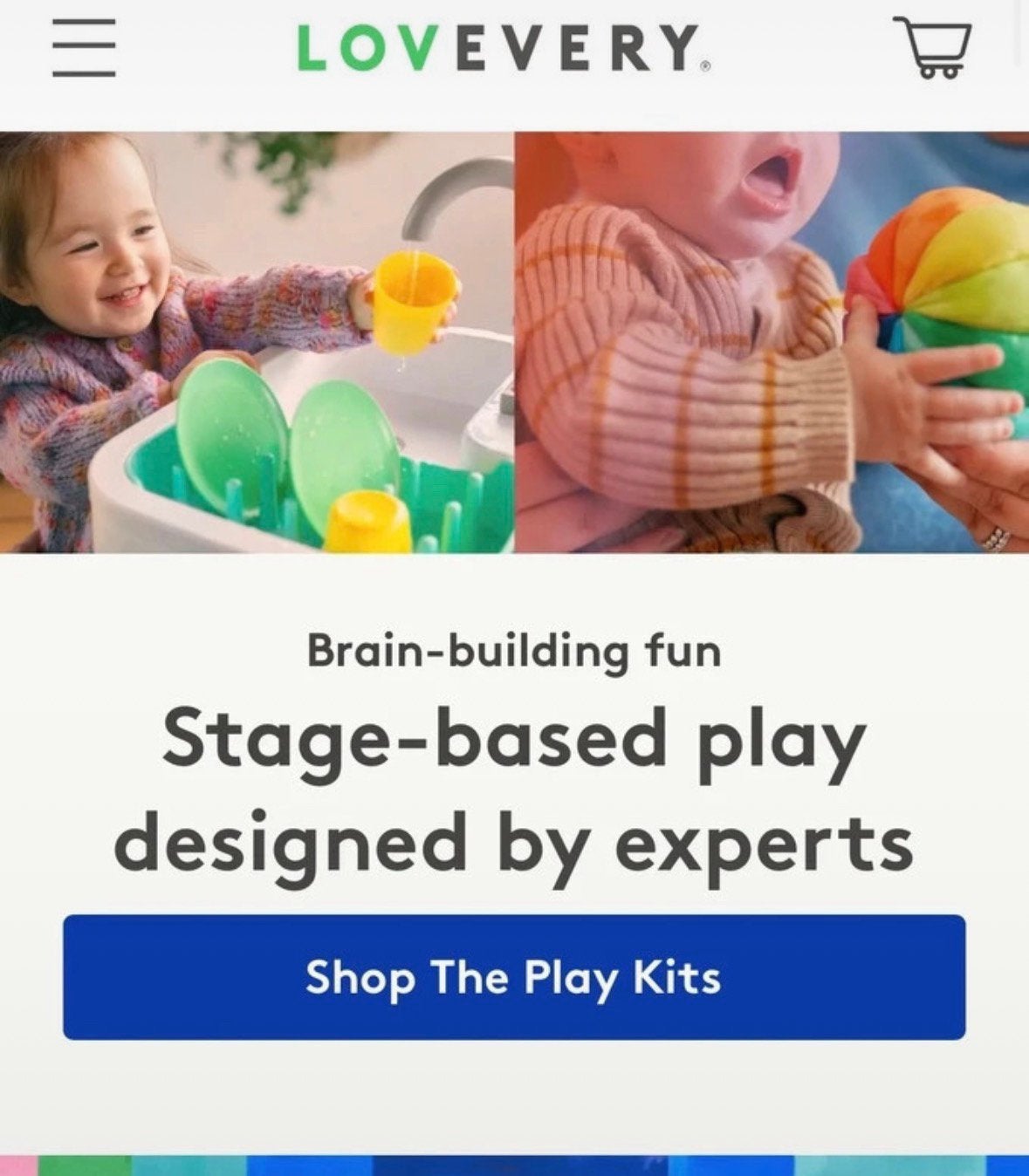 €20 korting op Lovevery Play Kits