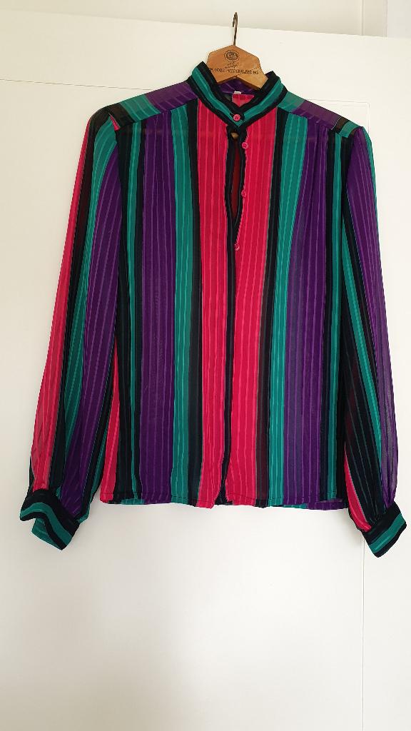 rok (met rits) + blouse met lange mouwen, Maat 38/40 (M), Zwart, Ophalen of Verzenden, Gedragen
