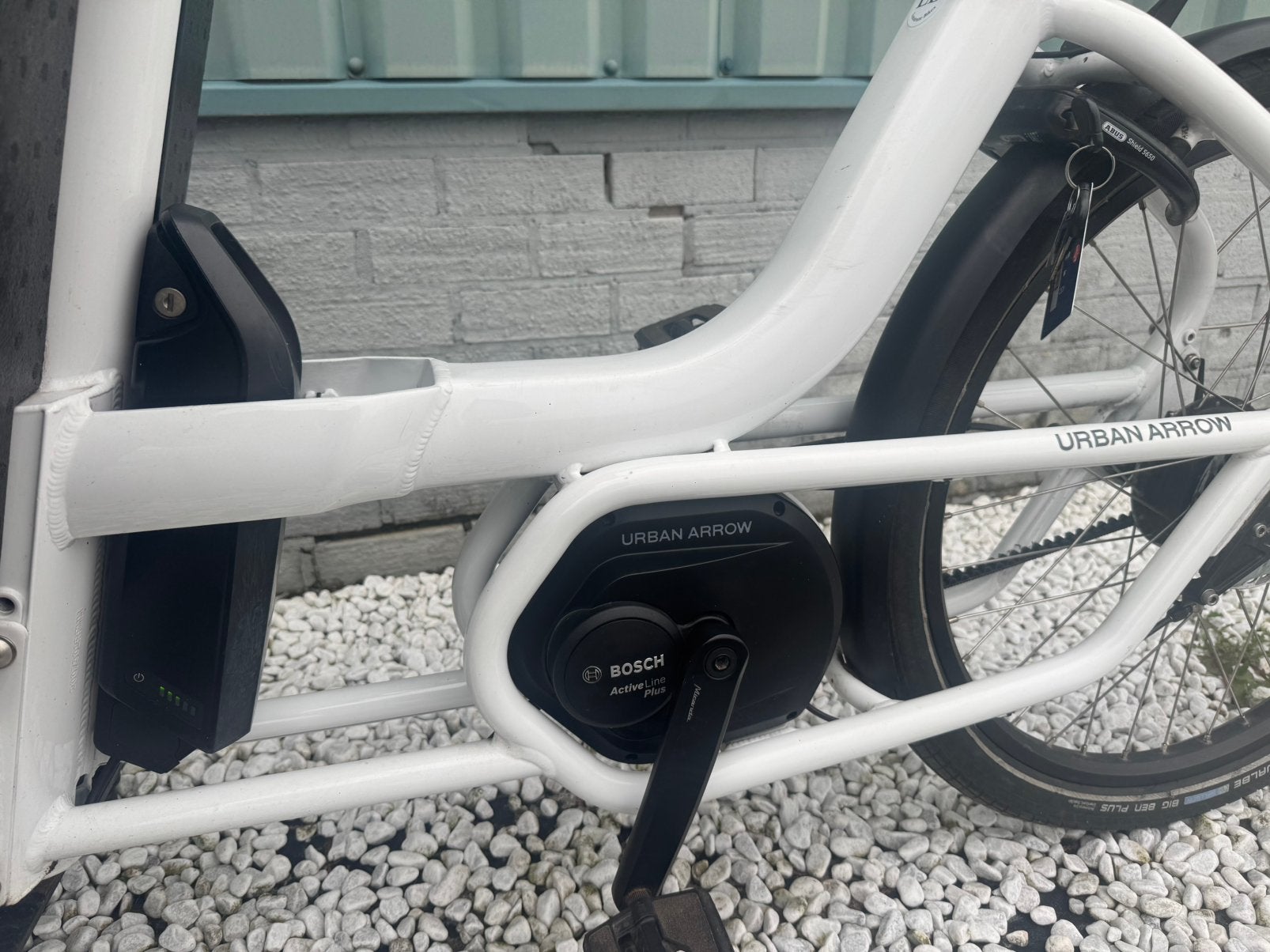 Urban arrow family riemaandrijving belt topstaat, Overige merken, 4 kinderen of meer, Luxueuze bikes, Elektrisch