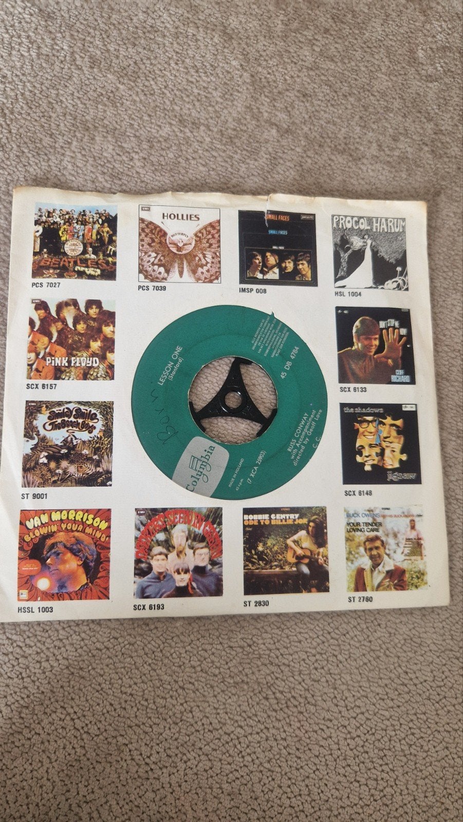 Russ Conway - Lesson One / Angelo (7 inch vinyl single), Cd's en Dvd's, Vinyl Singles, Gebruikt, 7 inch, Ophalen of Verzenden