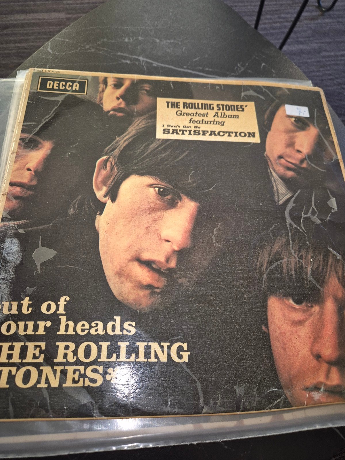 Rolling Stones - Out of our heads, Cd's en Dvd's, Vinyl | Rock, Ophalen of Verzenden, Gebruikt, 12 inch, Poprock