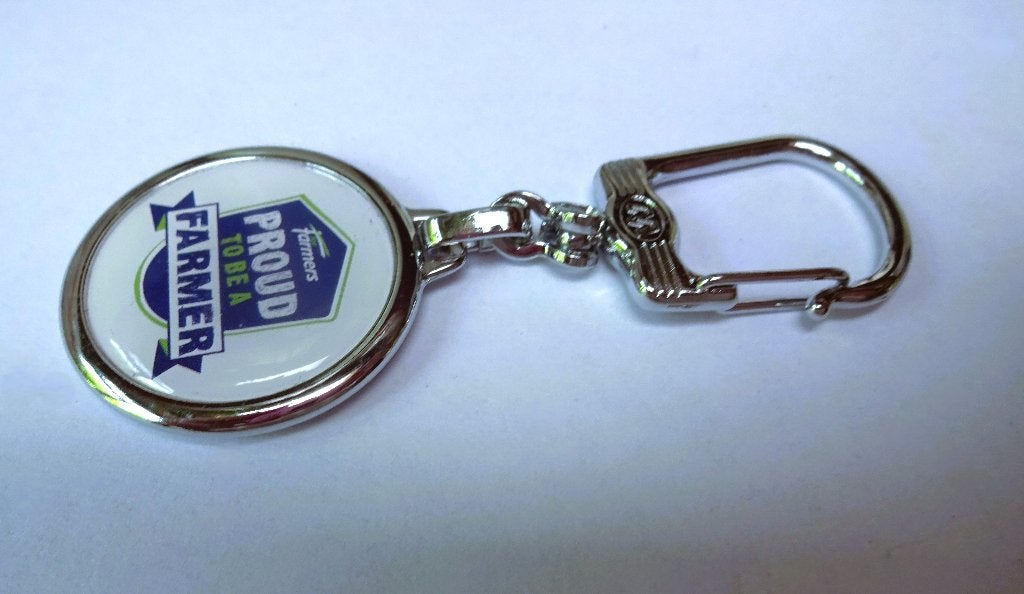 Sleutelhanger "Proud to be a farmer" & logo van For Farmers, Verzenden, Zo goed als nieuw, Merk