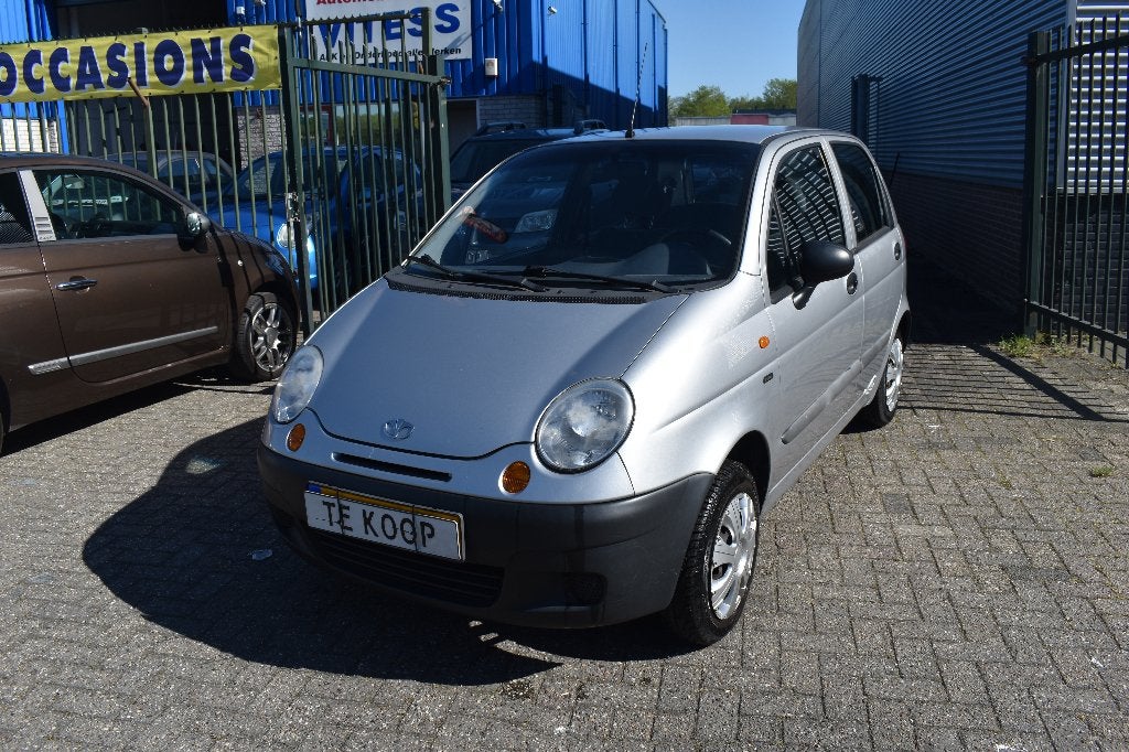 Daewoo Matiz 0.8 2004 Grijs  NIEUWE APK, Voorwielaandrijving, Matiz, Origineel Nederlands, Bedrijf