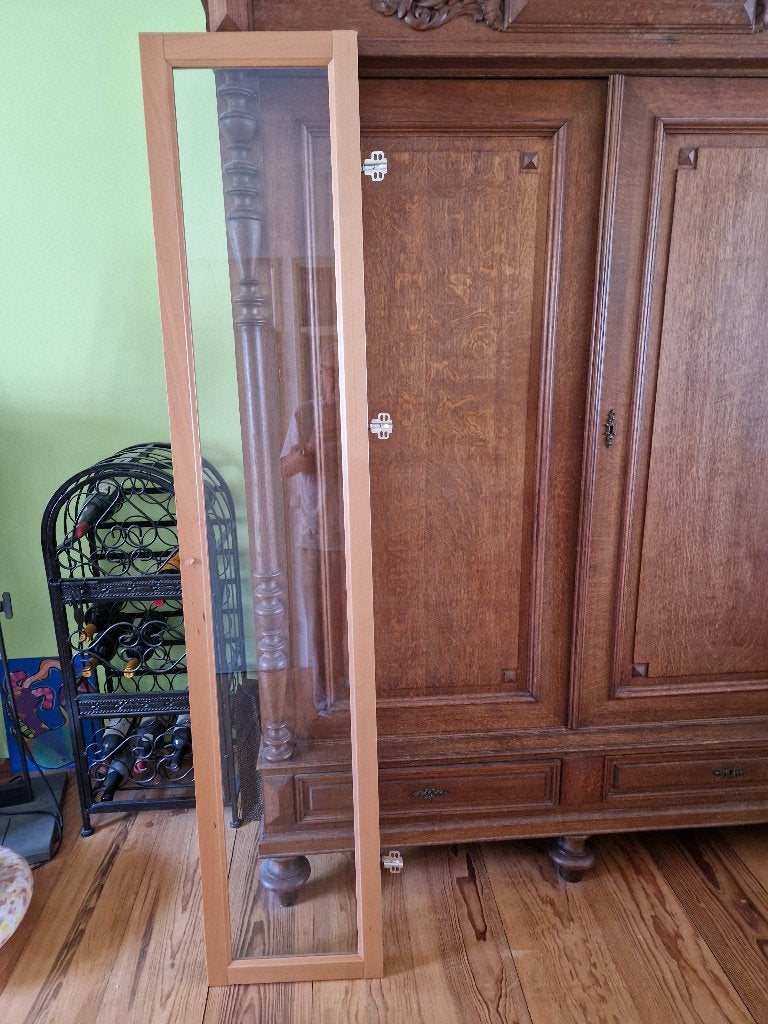 vitrinekastdeur ikea, Huis en Inrichting, Kasten | Vitrinekasten, Ophalen, Gebruikt, 50 tot 100 cm, 150 tot 200 cm