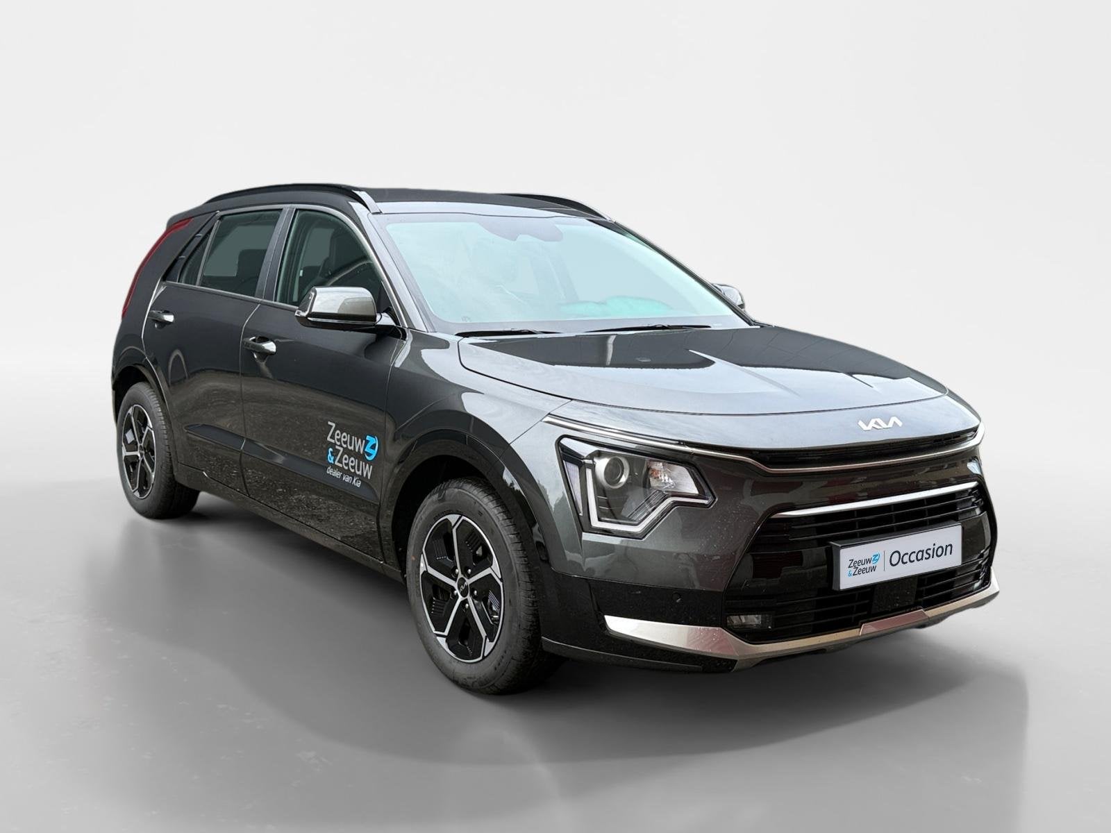 Kia Niro 1.6 GDi Hybrid DynamicLine Navi | Metallic lak | Cr, Auto's, 137 pk, Gebruikt, Euro 6, Leder en Stof